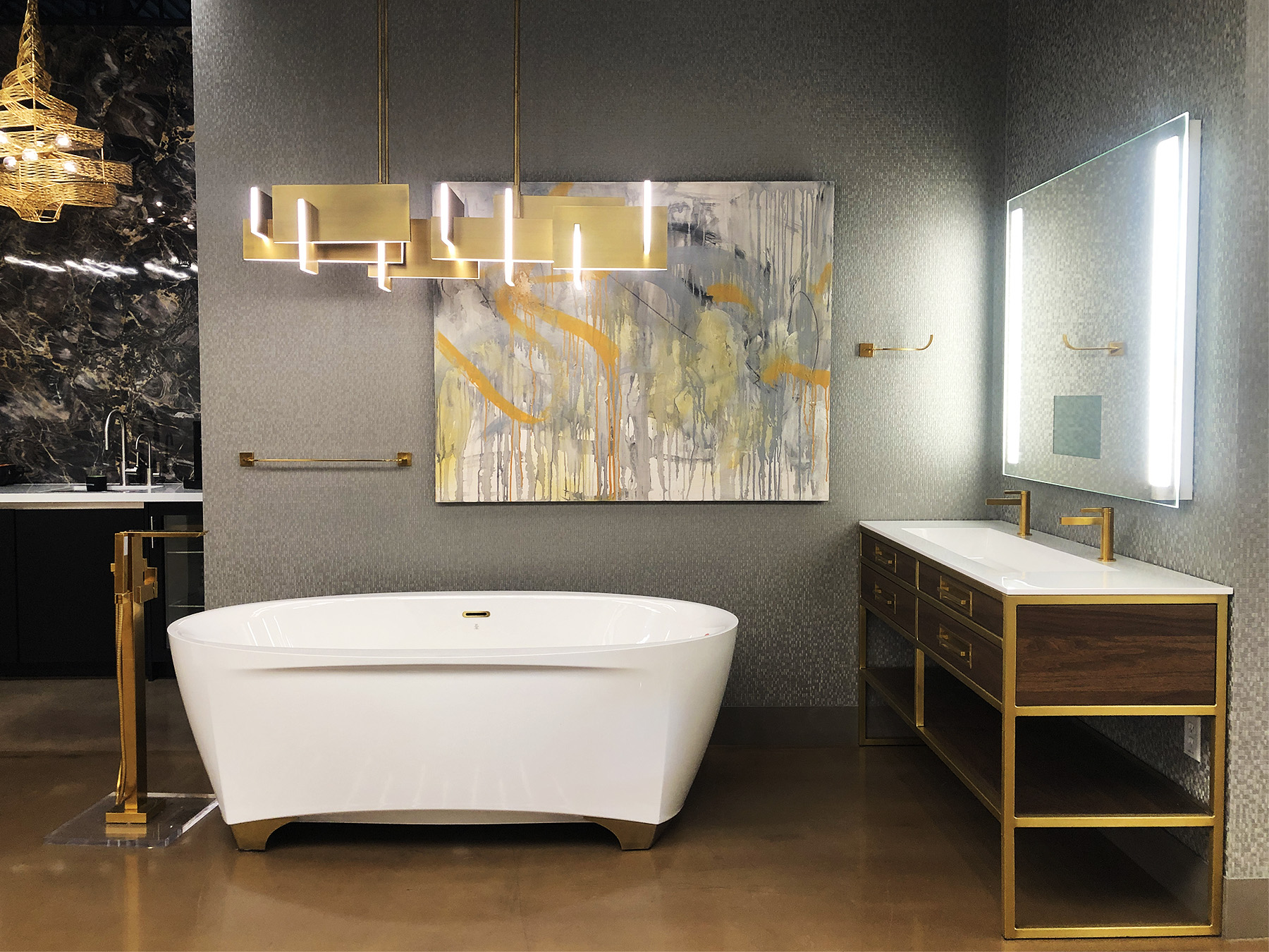 Jessica Loving painting in space